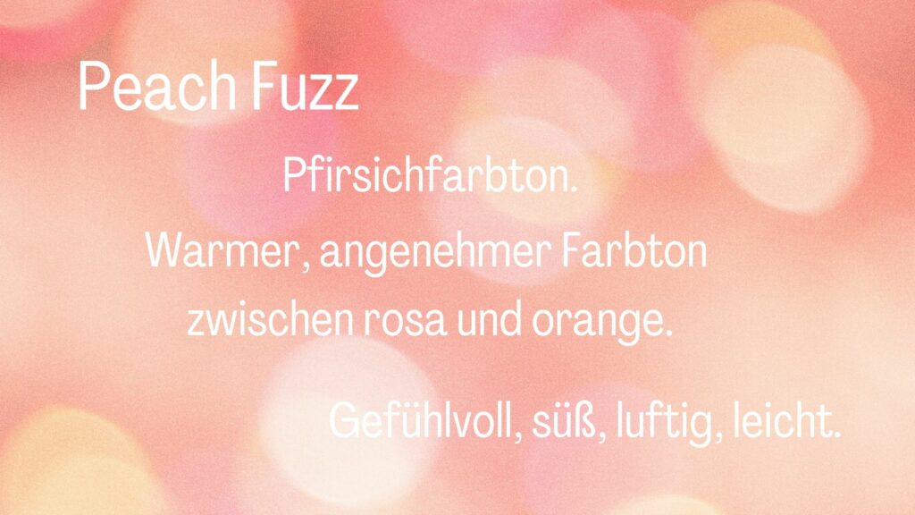 Grafik zu Peach Fuzz  Farbe